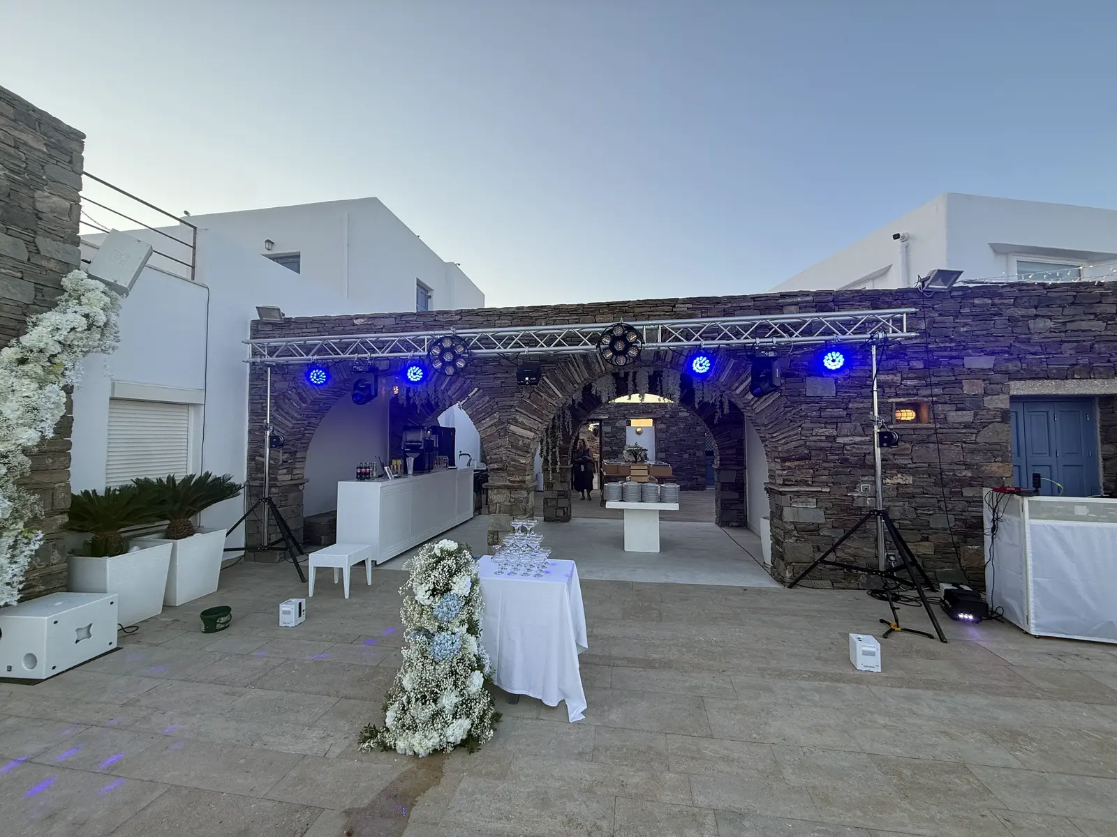 Syros Island · Wedding Setup