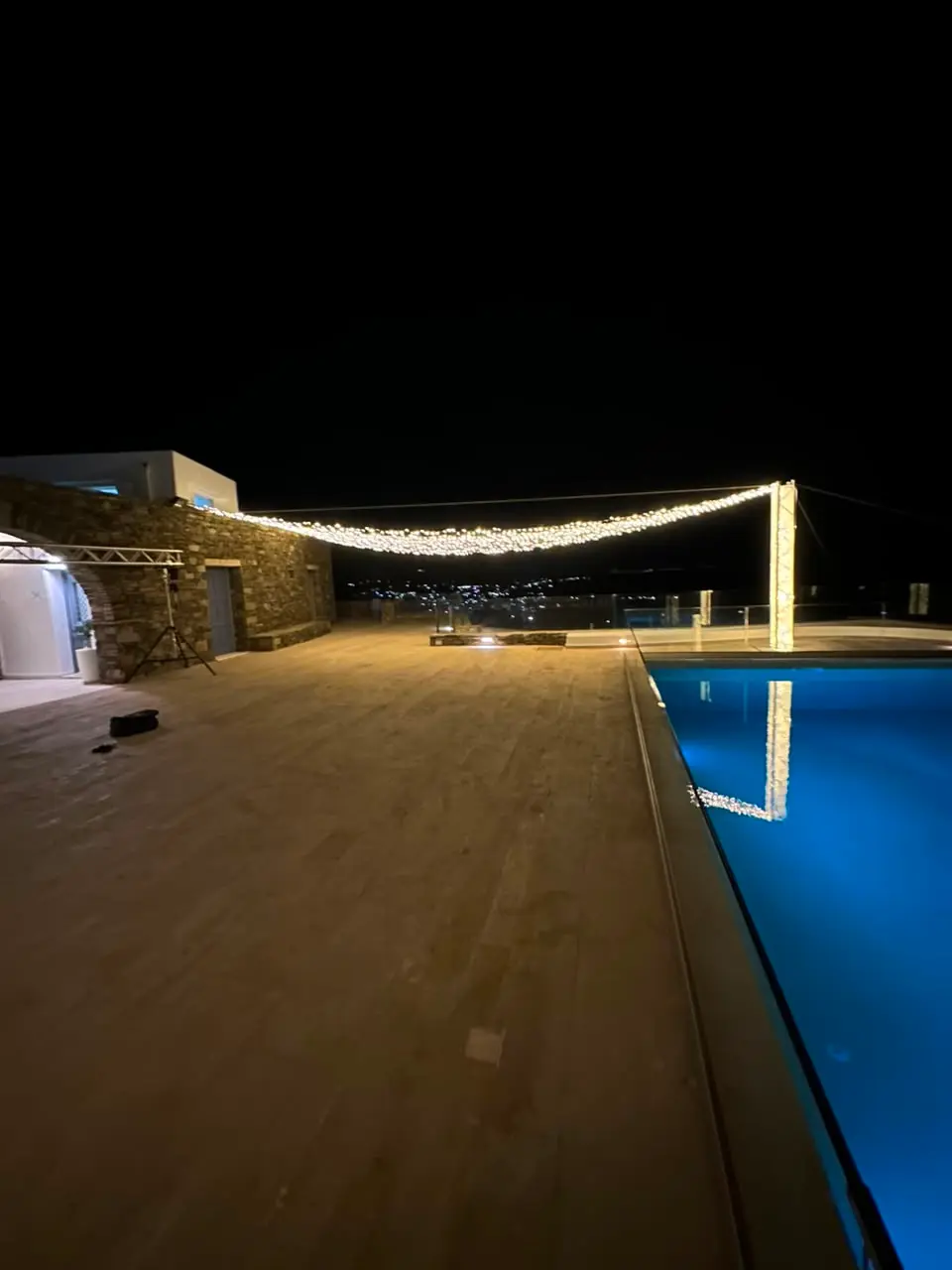 Syros · Fairy Lights Setup